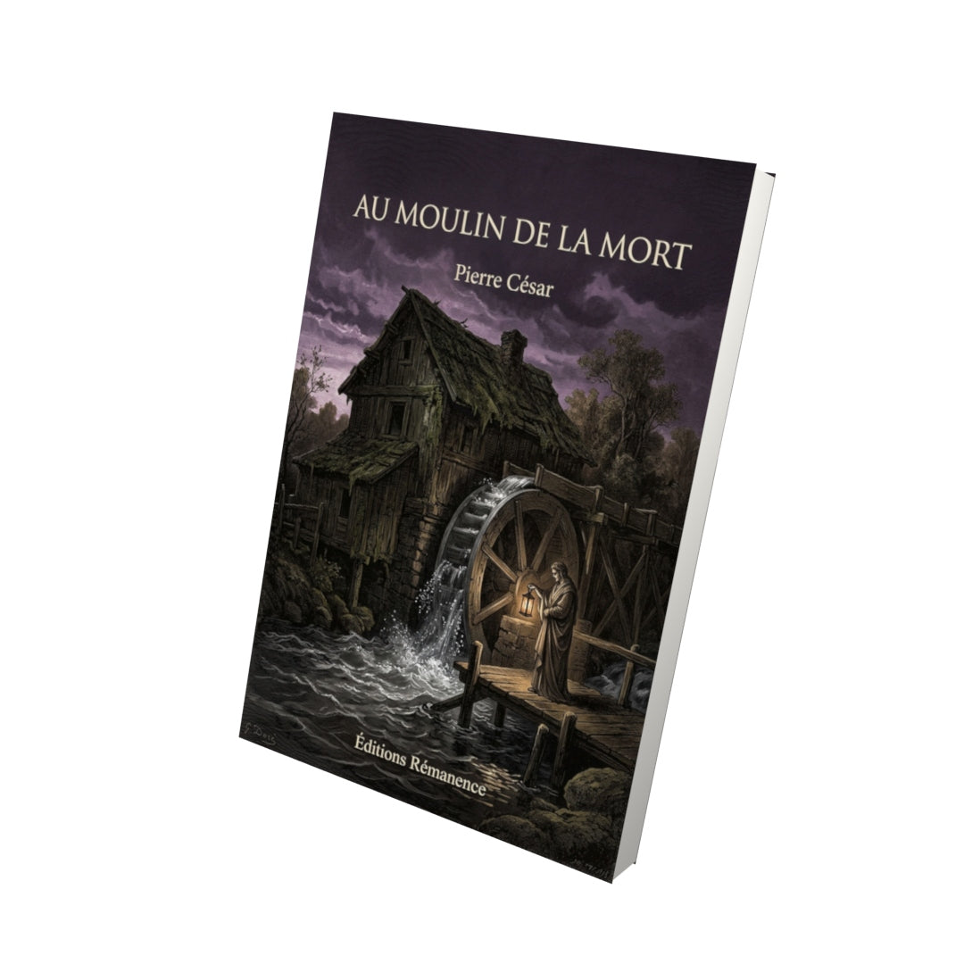 Livre Au moulin de la mort par Pierre César - Vue 3D - Editions Remanence