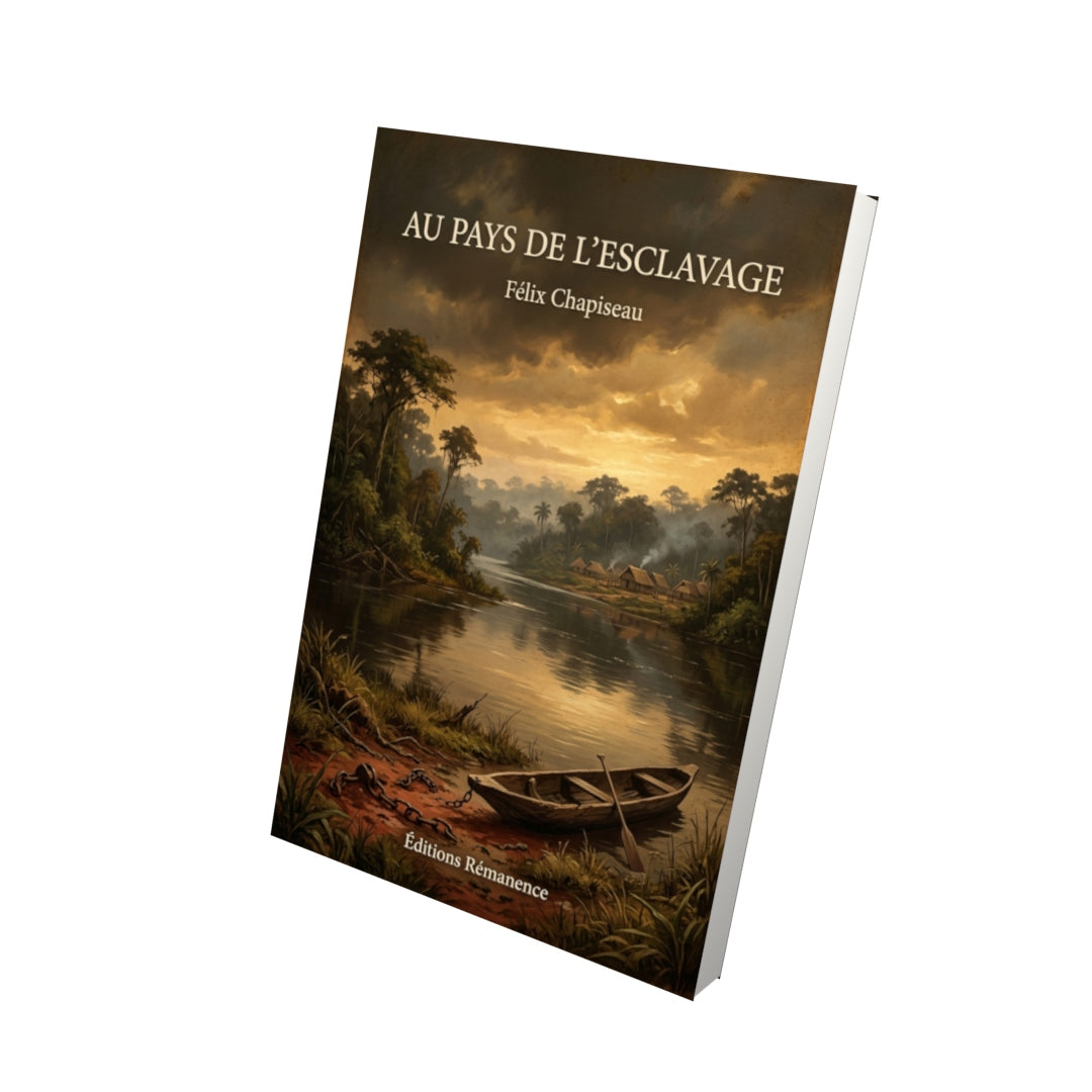 Livre Au pays de l’esclavage par Félix Chapiseau - Vue 3D - Editions Remanence