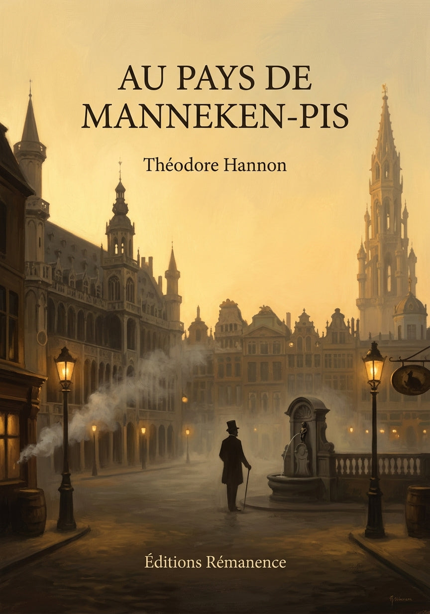 Livre Au pays de Manneken-pis par Théodore Hannon - Couverture - Editions Remanence