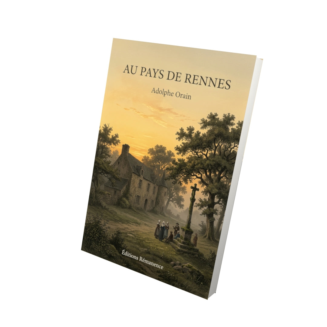 Livre Au Pays de Rennes par Adolphe Orain - Vue 3D - Editions Remanence