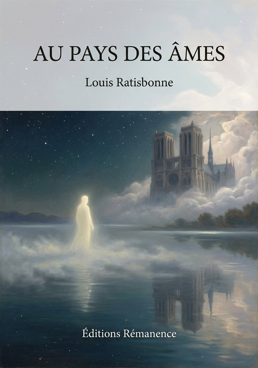 Livre Au pays des âmes par Louis Ratisbonne - Couverture - Editions Remanence