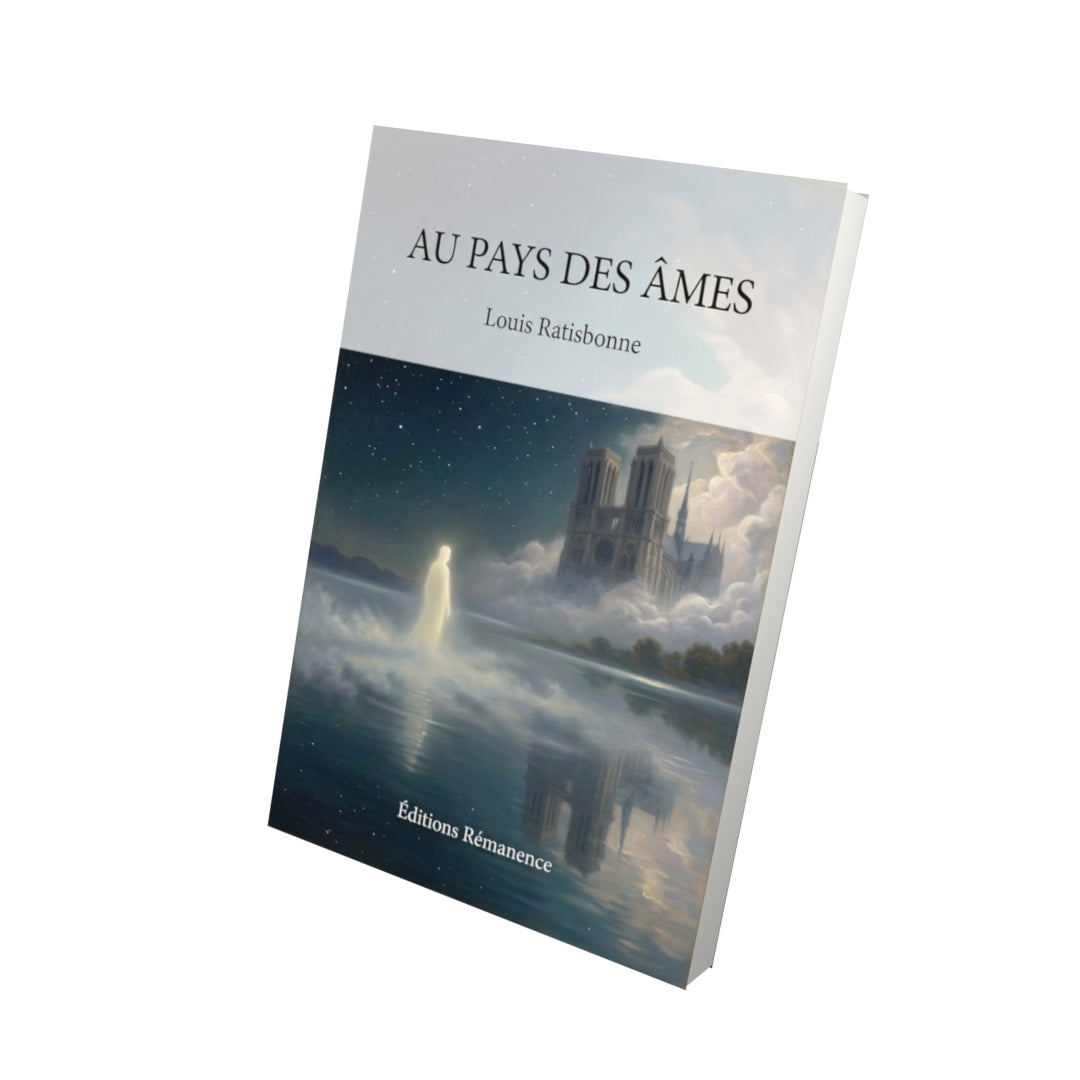 Livre Au pays des âmes par Louis Ratisbonne - Vue 3D - Editions Remanence