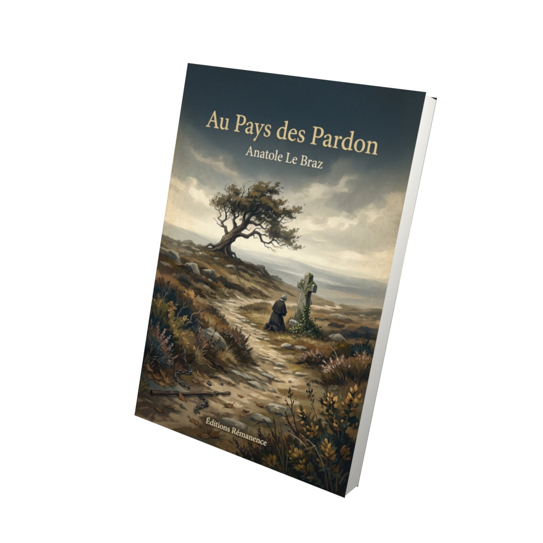 Livre Au Pays des Pardon – Anatole Le Braz - Vue 3D - Editions Remanence