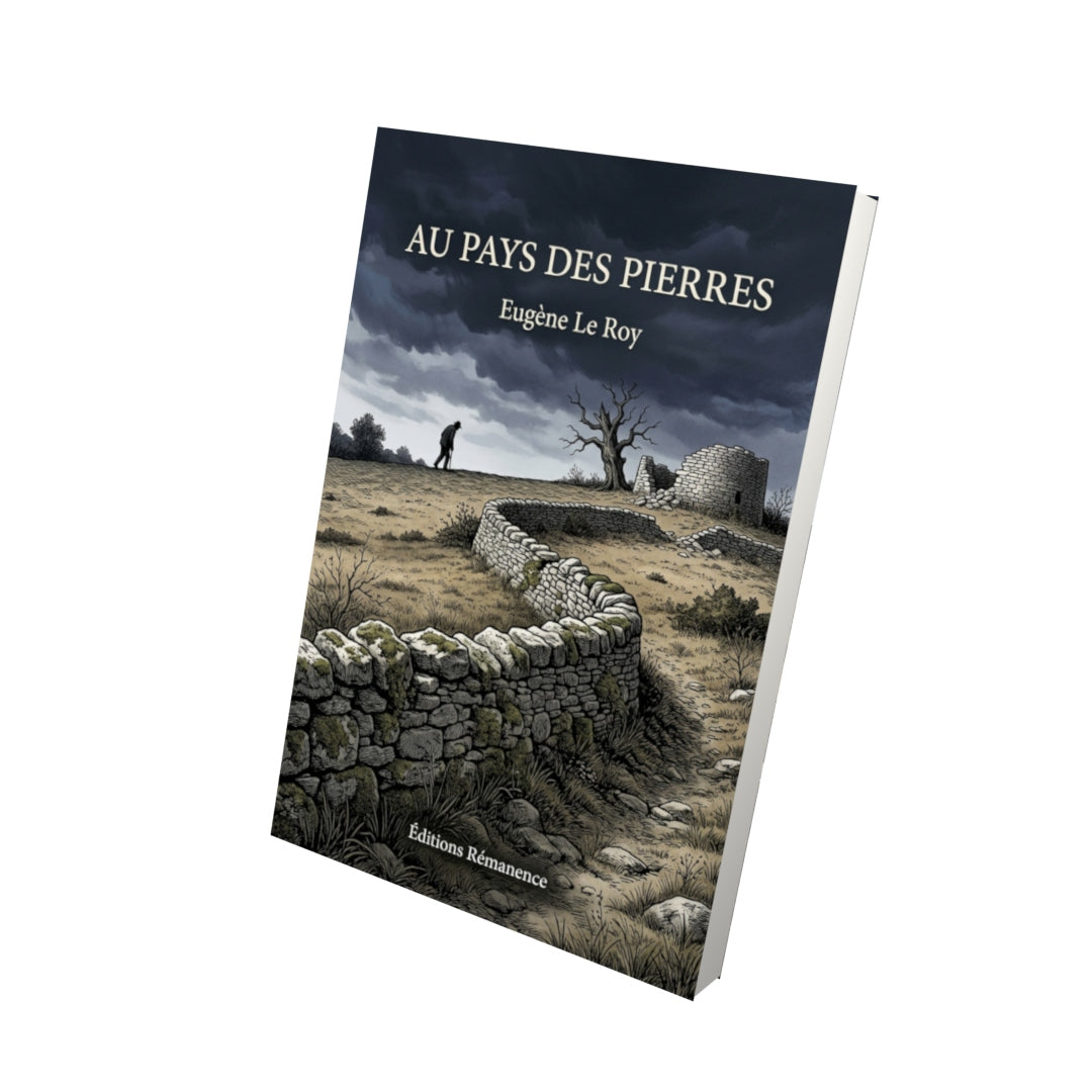 Livre Au pays des pierres par Eugène Le Roy - Vue 3D - Editions Remanence
