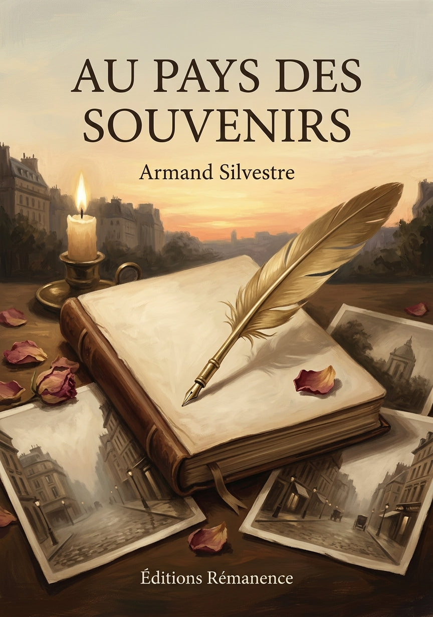 Livre Au pays des souvenirs par Armand Silvestre - Couverture - Editions Remanence