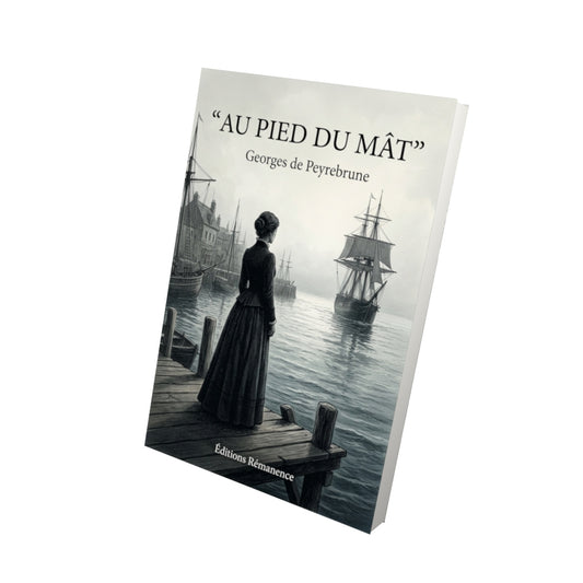 Livre Au pied du mât par Georges de Peyrebrune - Vue 3D - Editions Remanence