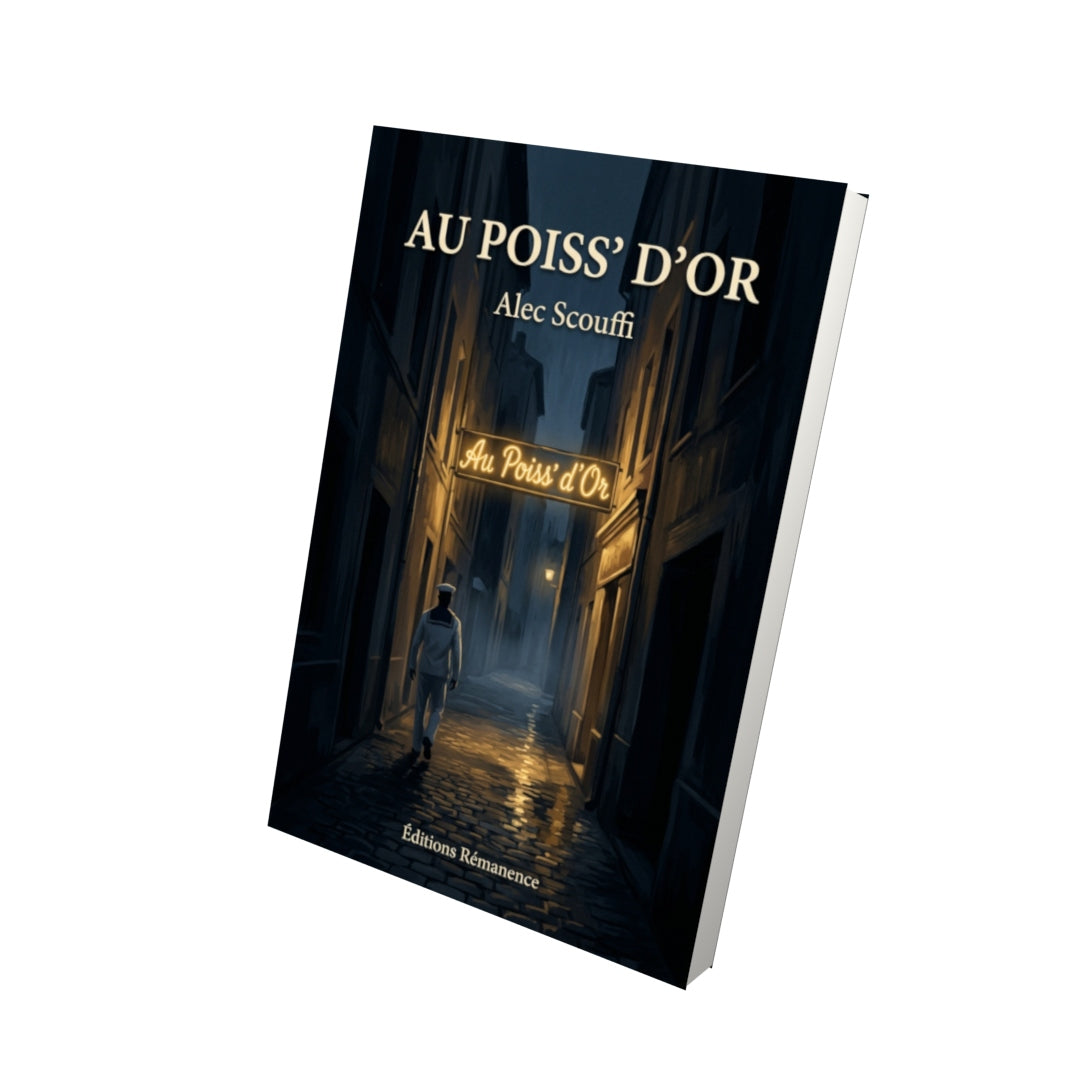 Livre Au Poiss’ d’Or par Alec Scouffi - Vue 3D - Editions Remanence