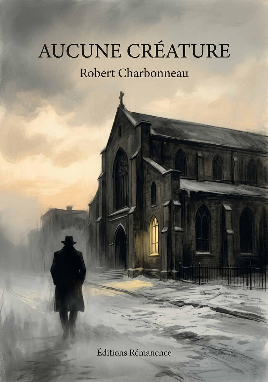 Livre Aucune créature par Robert Charbonneau - Couverture - Editions Remanence