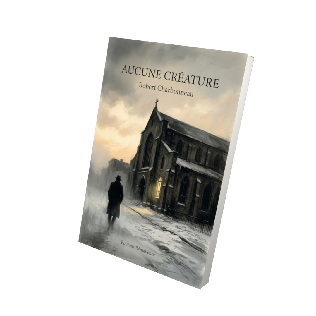Livre Aucune créature par Robert Charbonneau - Vue 3D - Editions Remanence