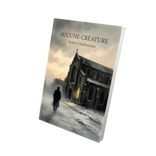 Livre Aucune créature par Robert Charbonneau - Vue 3D - Editions Remanence