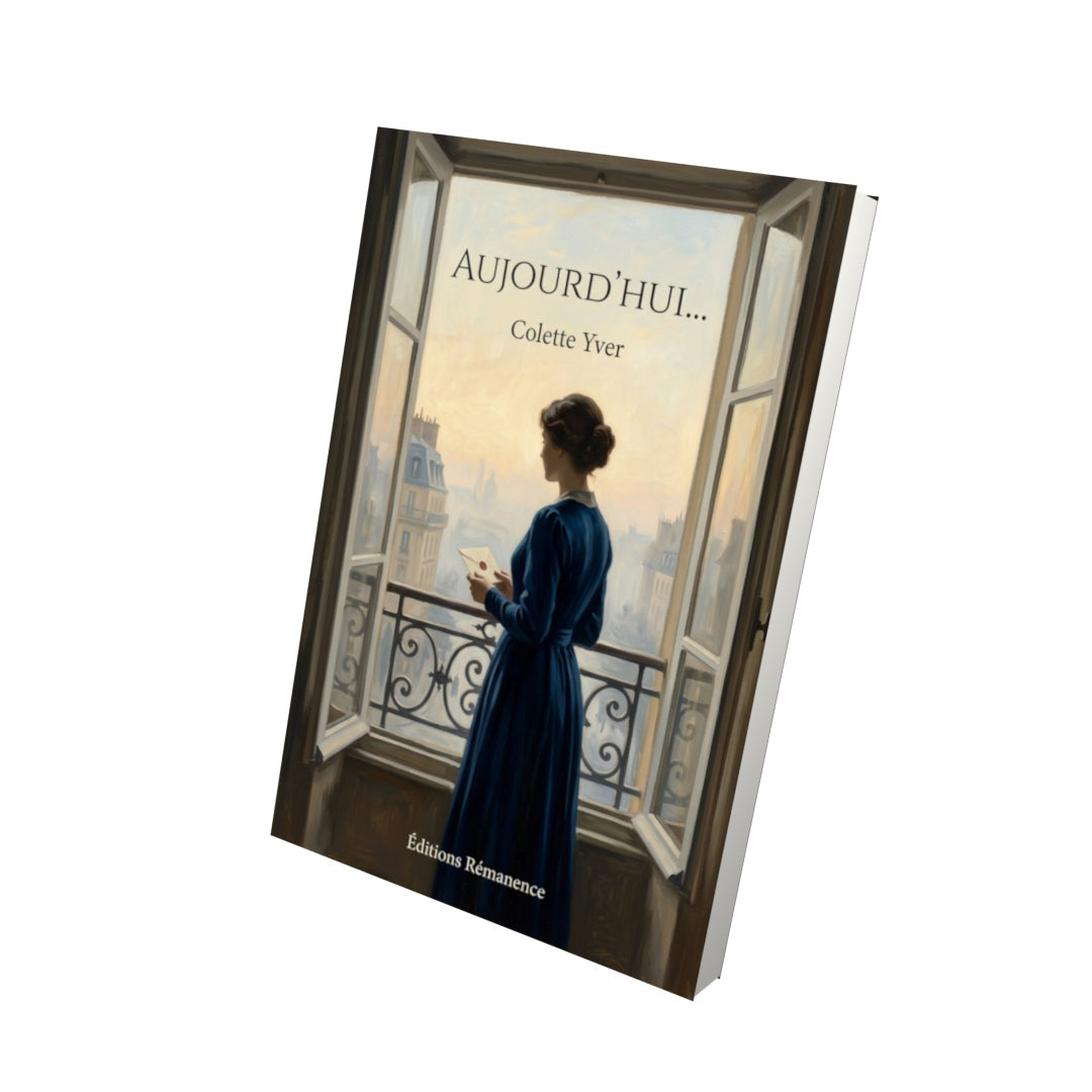 Livre Aujourd’hui… par Colette Yver - Vue 3D - Editions Remanence