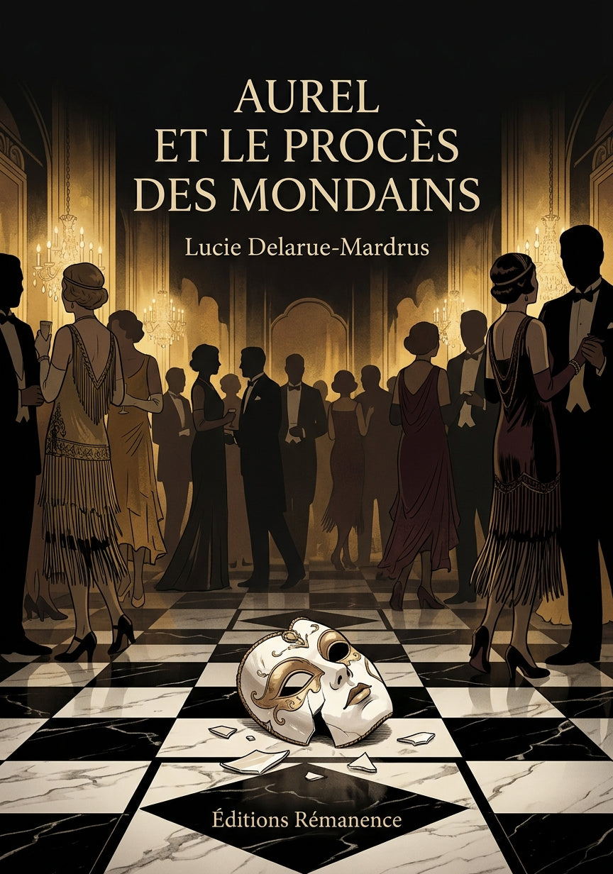 Livre Aurel et le Procès des mondains par Lucie Delarue-Mardrus - Couverture - Editions Remanence