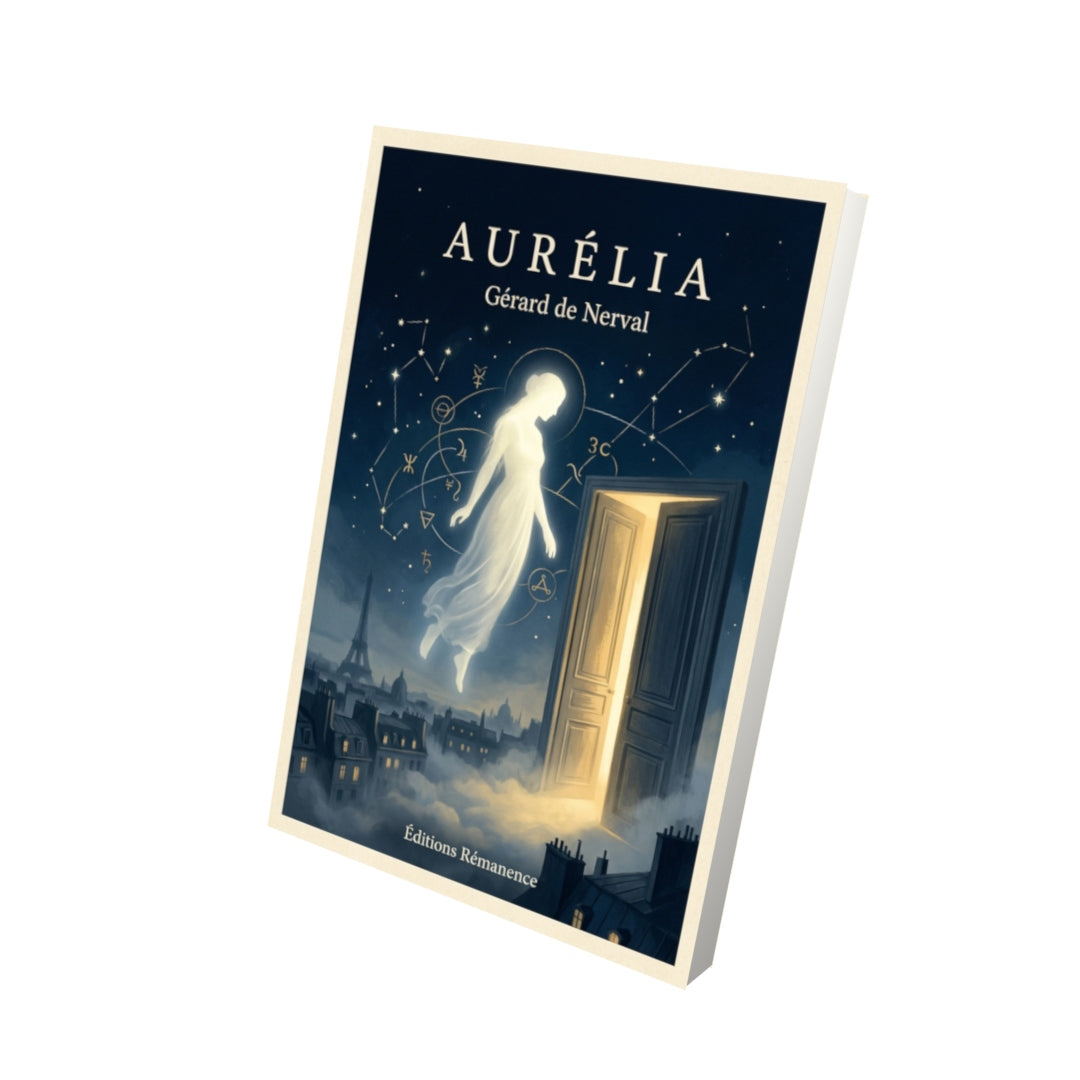 Livre Aurélia par Gérard de Nerval - Vue 3D - Editions Remanence