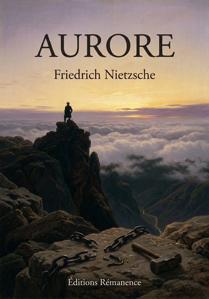 Livre Aurore par Friedrich Nietzsche - Couverture - Editions Remanence