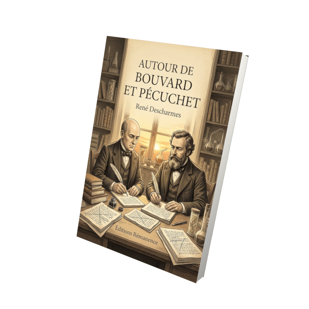 Livre Autour de Bouvard et Pécuchet par René Descharmes - Vue 3D - Editions Remanence