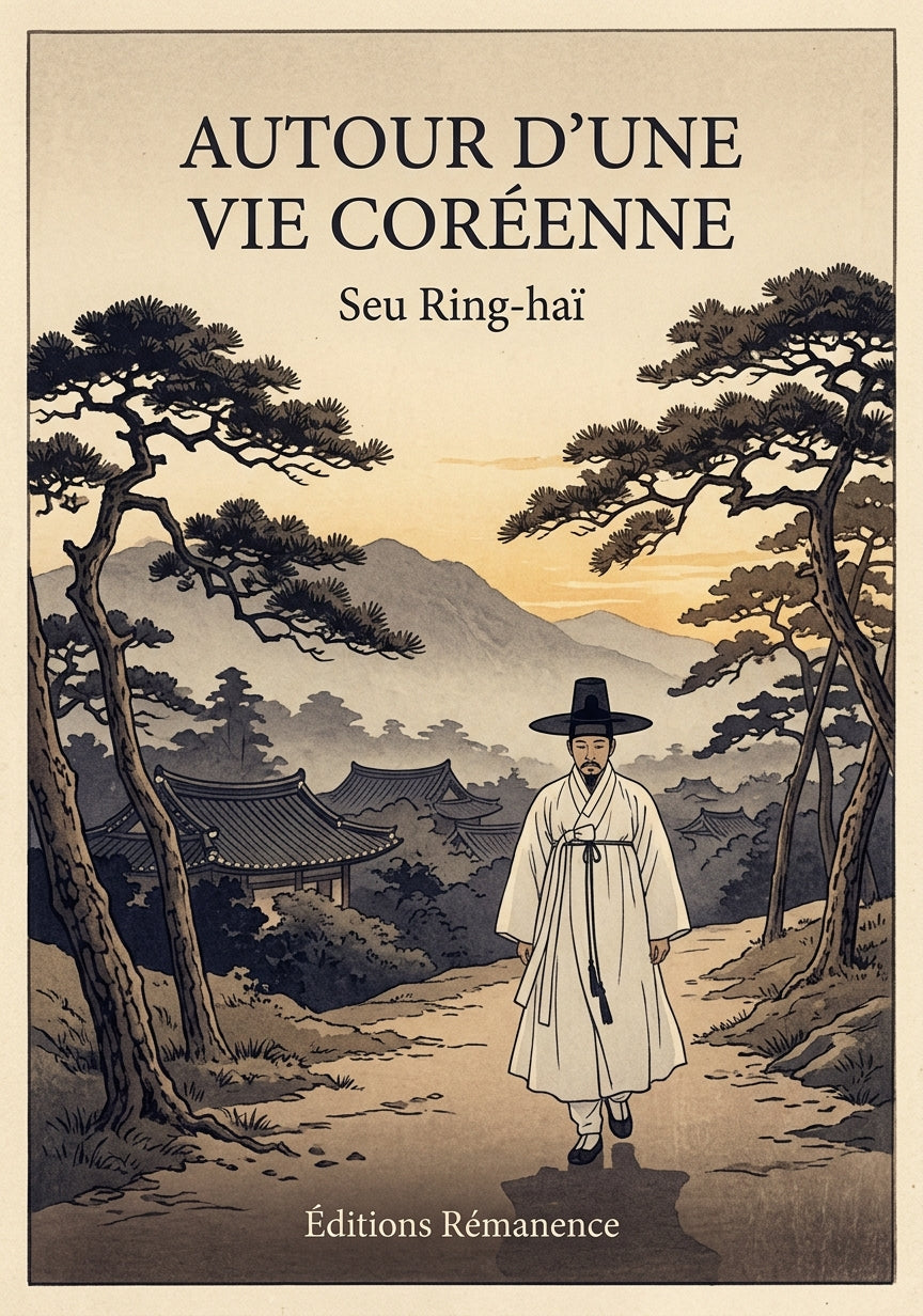Livre Autour d’une vie coréenne par Seu Ring-haï - Couverture - Editions Remanence