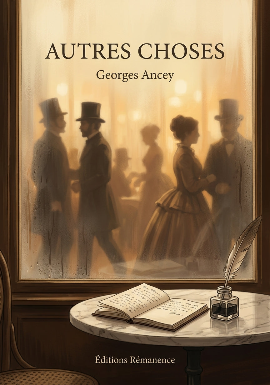 Livre Autres Choses par Georges Ancey - Couverture - Editions Remanence