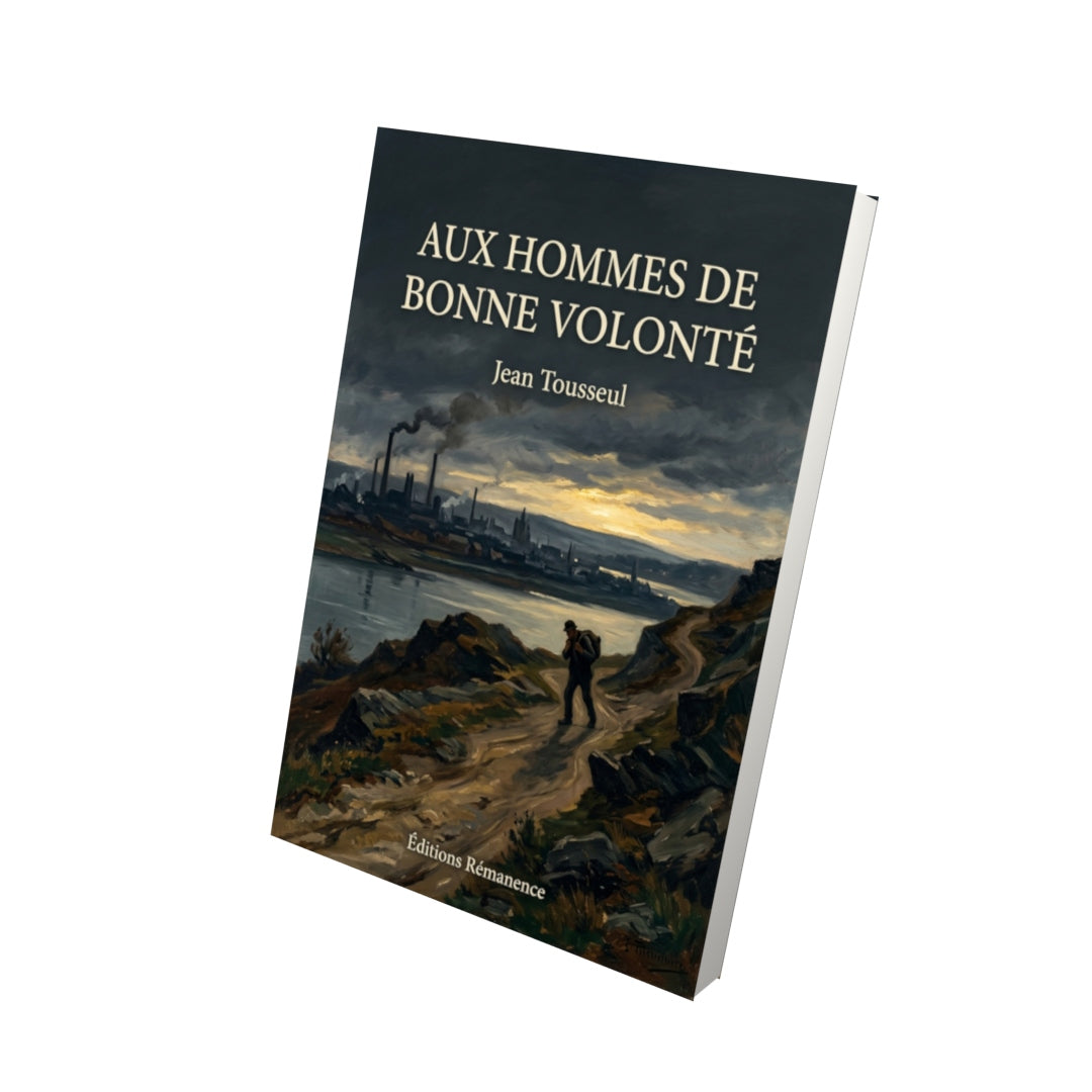 Livre Aux hommes de bonne volonté par Jean Tousseul - Vue 3D - Editions Remanence
