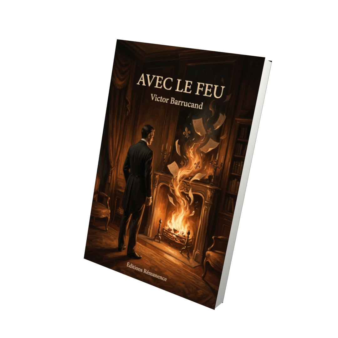 Livre Avec le Feu par Victor Barrucand - Vue 3D - Editions Remanence