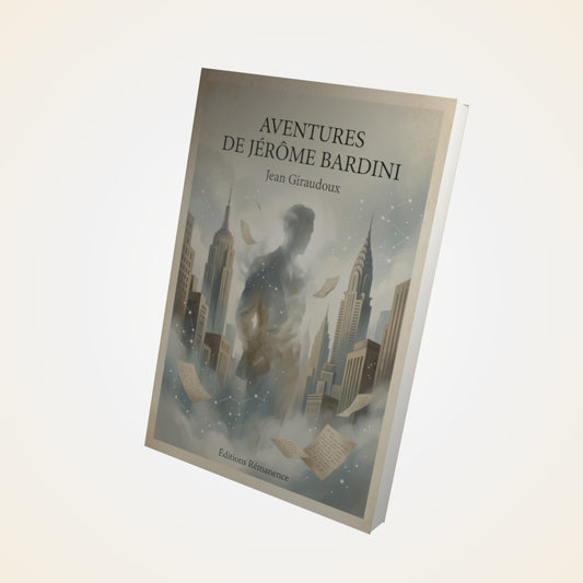 Livre Aventures de Jérôme Bardini - Jean Giraudoux - Couverture 3D