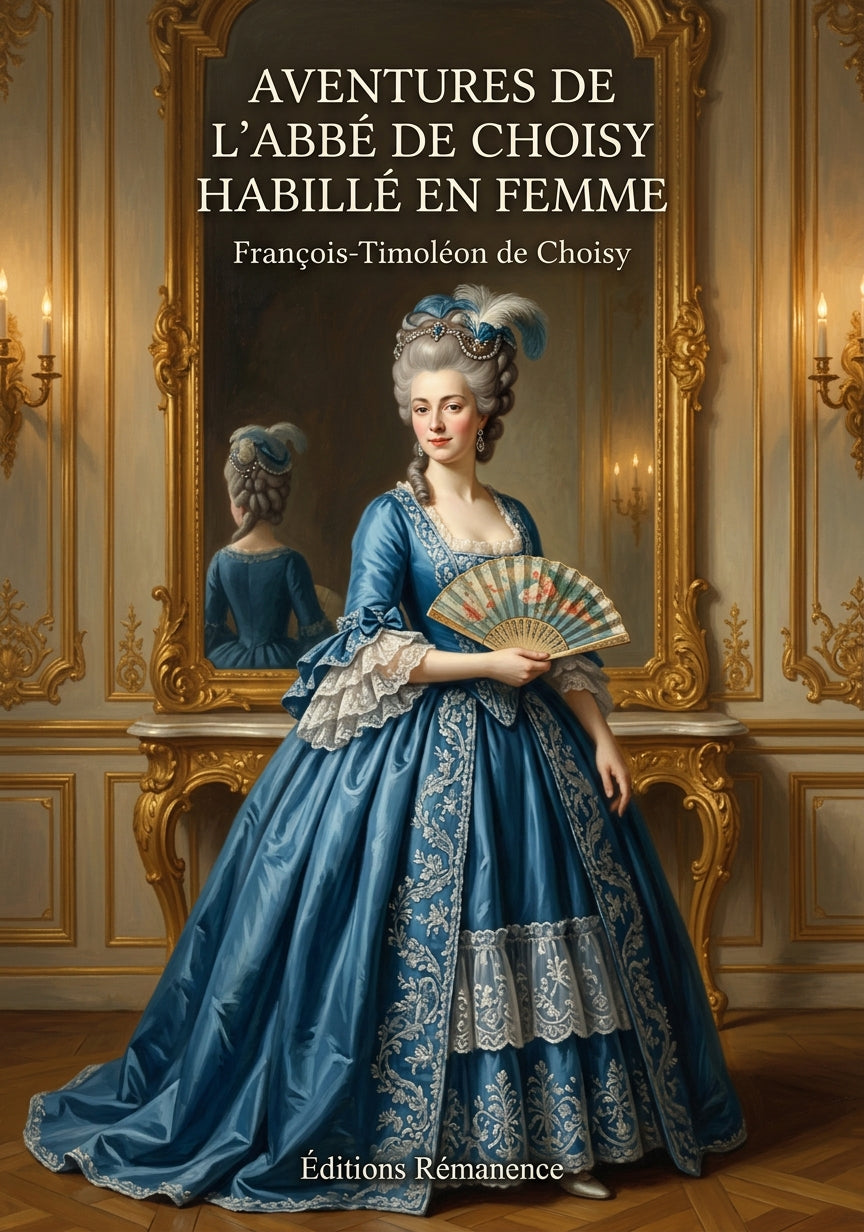 Livre Aventures de l’abbé de Choisy habillé en femme par François-Timoléon de Choisy - Couverture - Editions Remanence