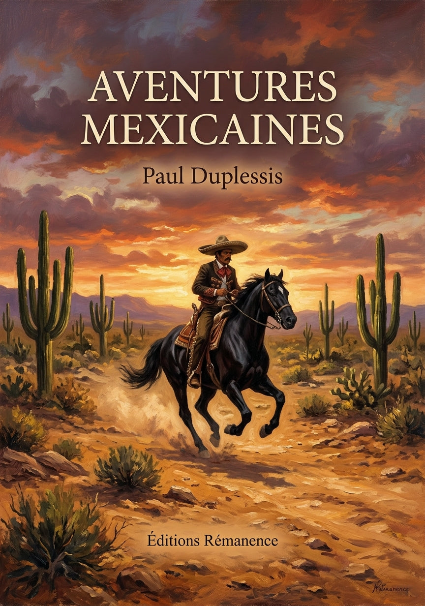 Livre Aventures mexicaines par Paul Duplessis - Couverture - Editions Remanence