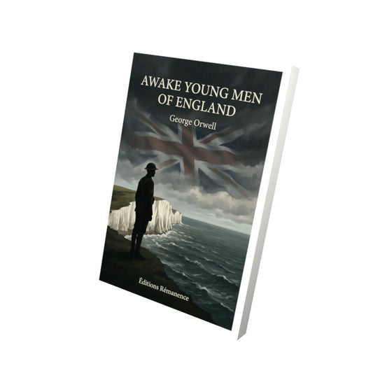 Livre Awake Young Men of England par George Orwell - Vue 3D - Editions Remanence