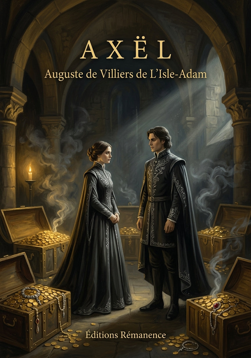 Livre Axël par Auguste de Villiers de L’Isle-Adam - Couverture - Editions Remanence