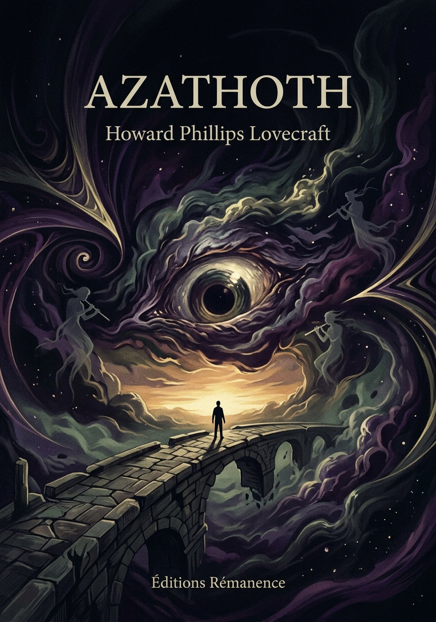 Livre Azathoth par Howard Phillips Lovecraft - Couverture - Editions Remanence