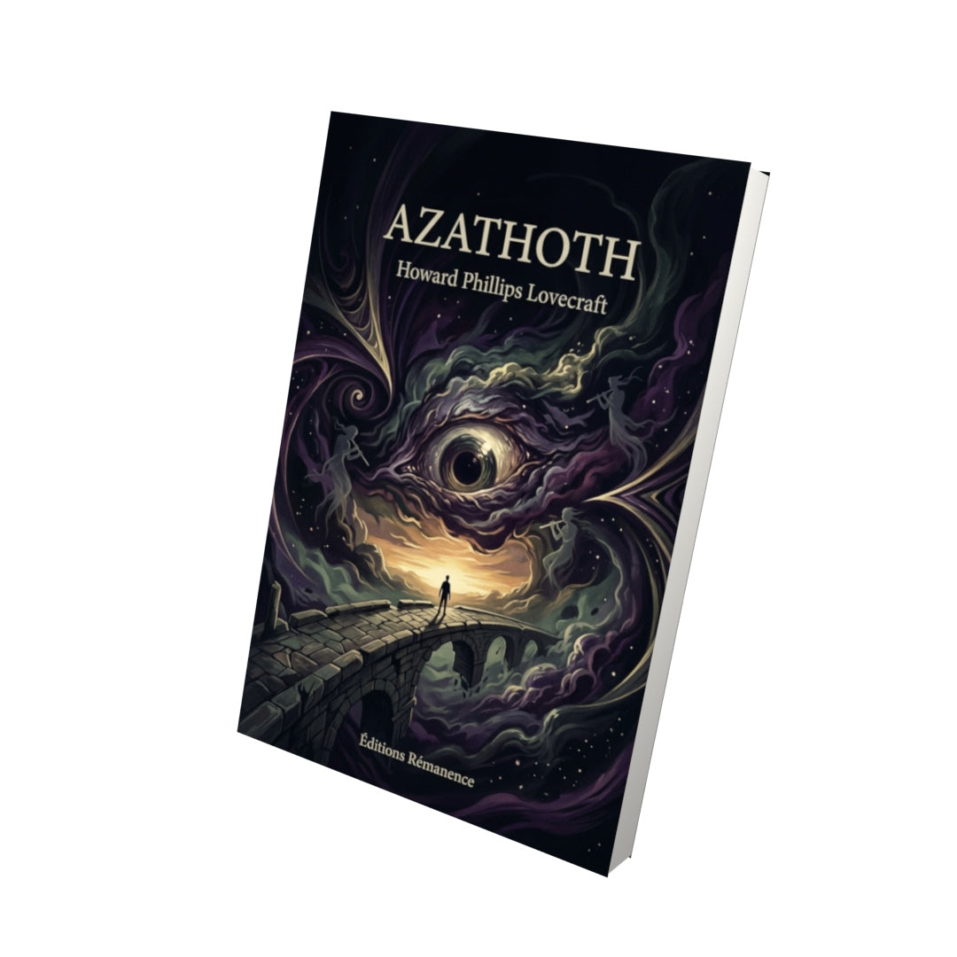 Livre Azathoth par Howard Phillips Lovecraft - Vue 3D - Editions Remanence