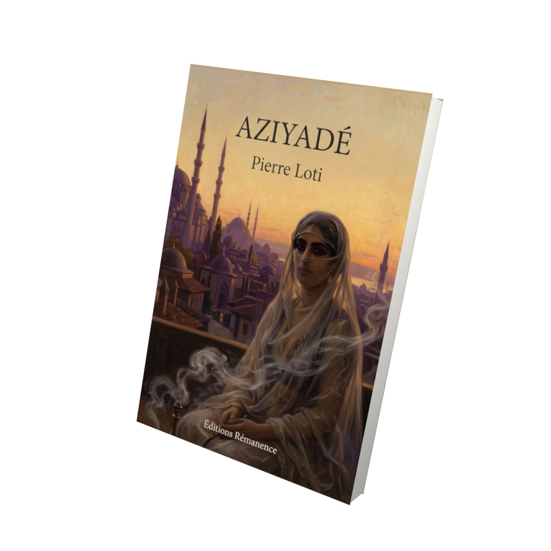 Livre Aziyadé par Pierre Loti - Vue 3D - Editions Remanence