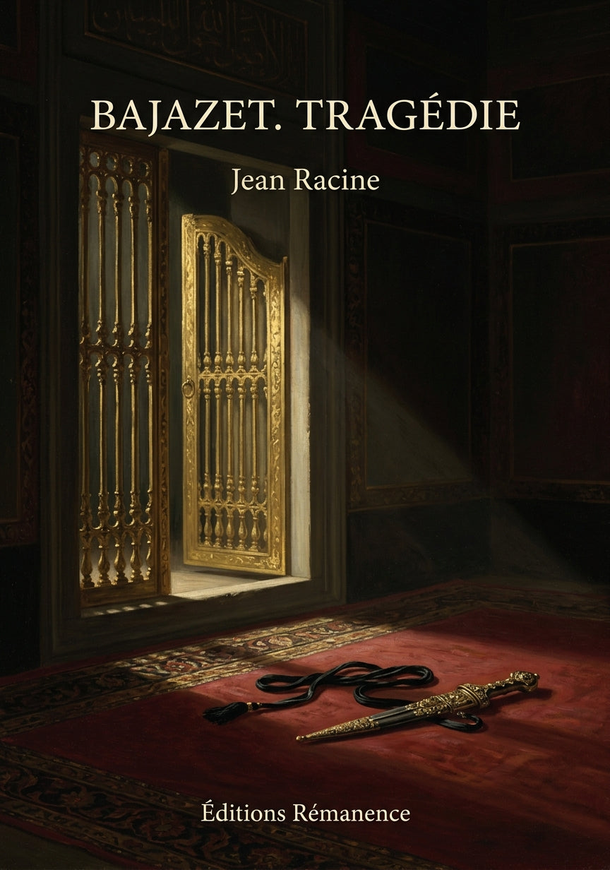 Livre Bajazet. Tragédie par Jean Racine - Couverture - Editions Remanence