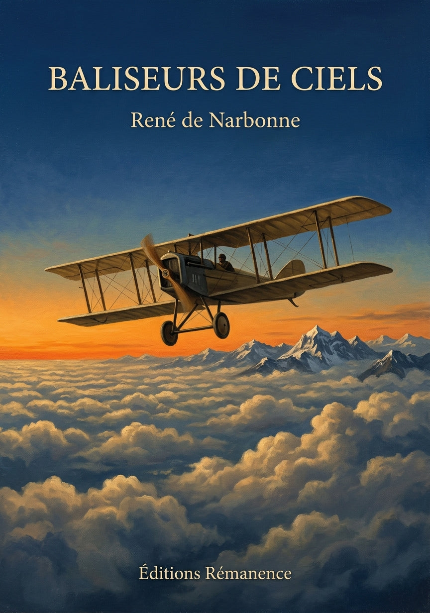 Livre Baliseurs de ciels par René de Narbonne - Couverture - Editions Remanence