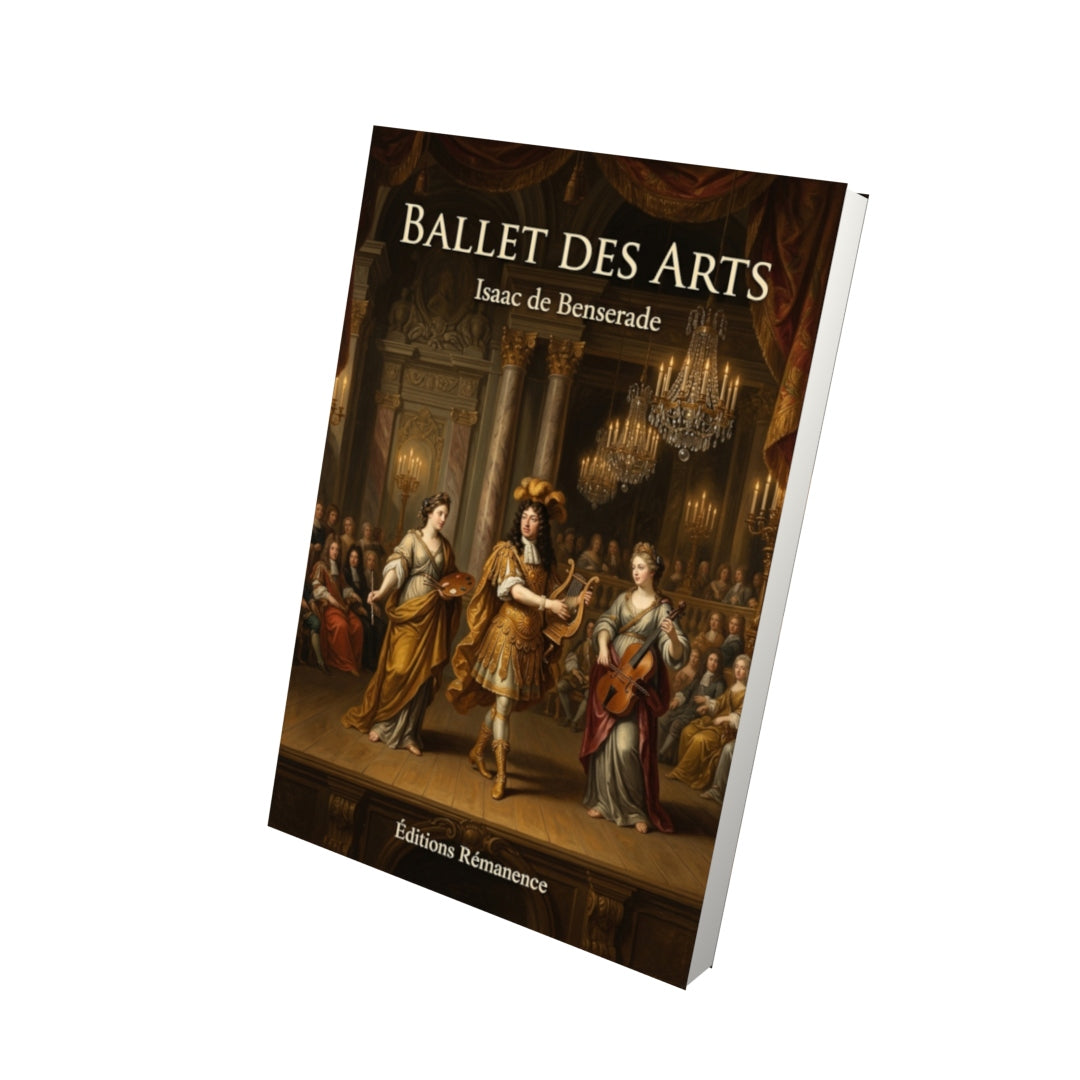 Livre Ballet des Arts par Isaac de Benserade - Vue 3D - Editions Remanence