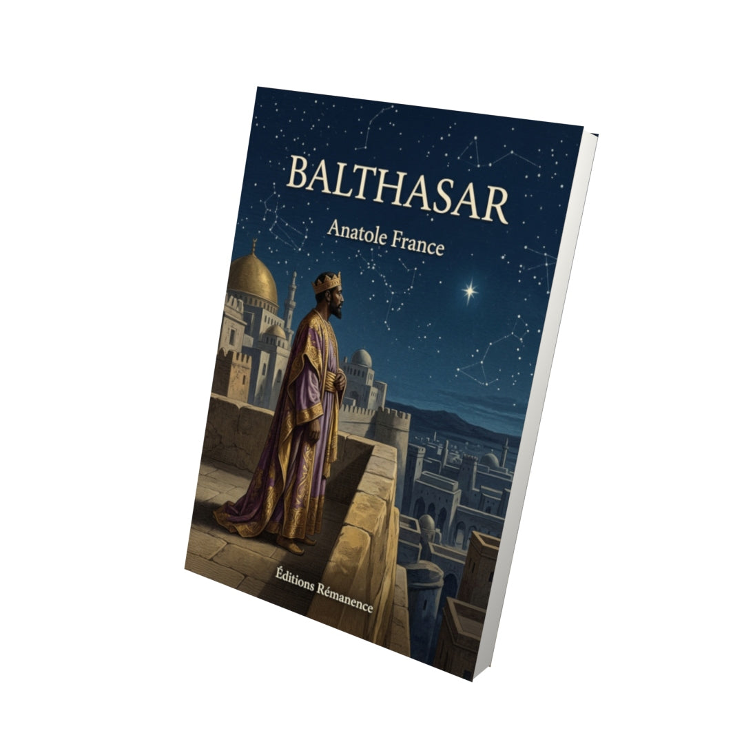 Livre Balthasar par Anatole France - Vue 3D - Editions Remanence