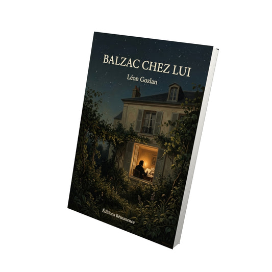 Livre Balzac chez lui par Léon Gozlan - Vue 3D - Editions Remanence