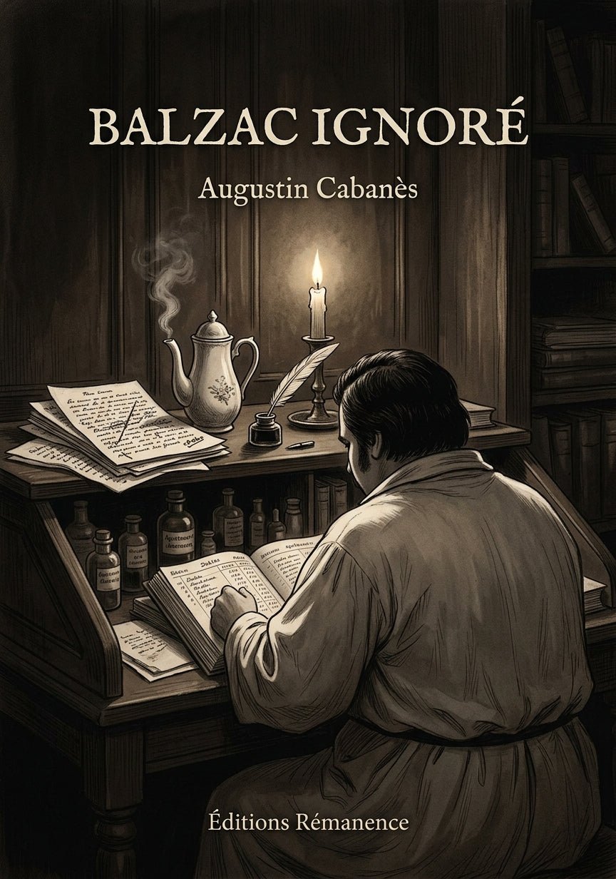 Livre Balzac ignoré par Augustin Cabanès - Couverture - Editions Remanence