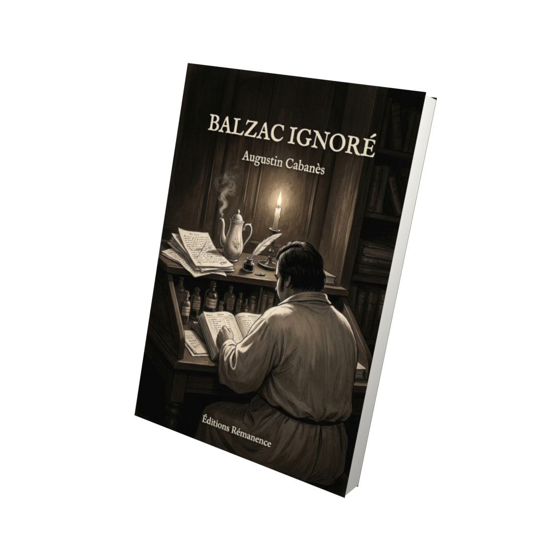 Livre Balzac ignoré par Augustin Cabanès - Vue 3D - Editions Remanence