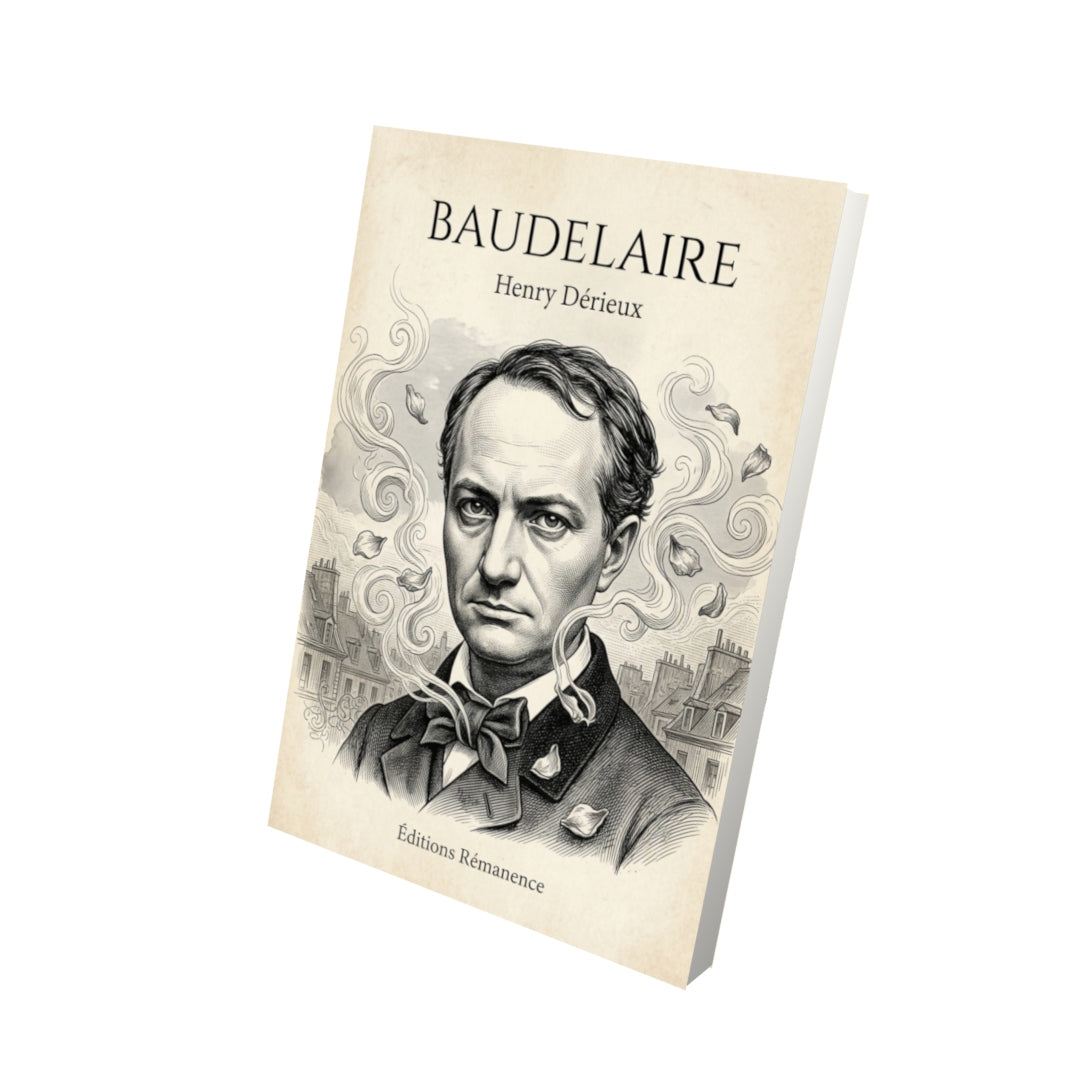 Livre Baudelaire par Henry Dérieux - Vue 3D - Editions Remanence