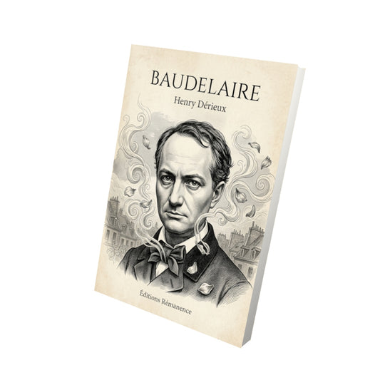Livre Baudelaire par Henry Dérieux - Vue 3D - Editions Remanence