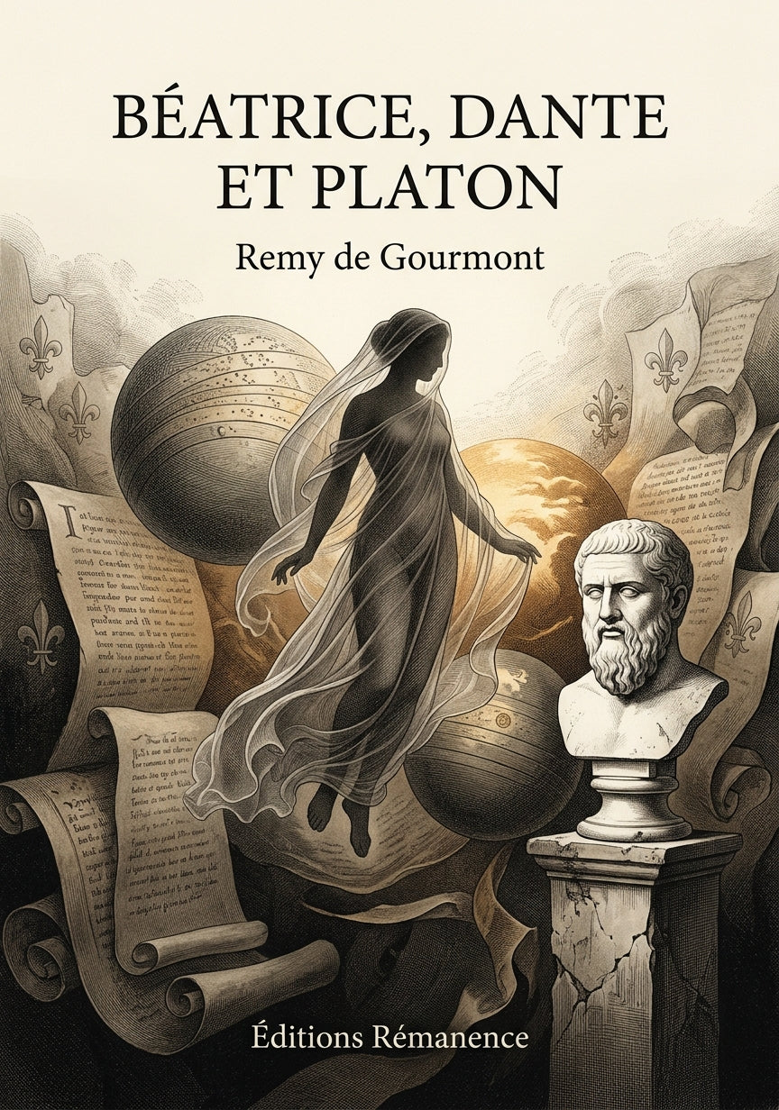 Livre Béatrice, Dante et Platon par Remy de Gourmont - Couverture - Editions Remanence