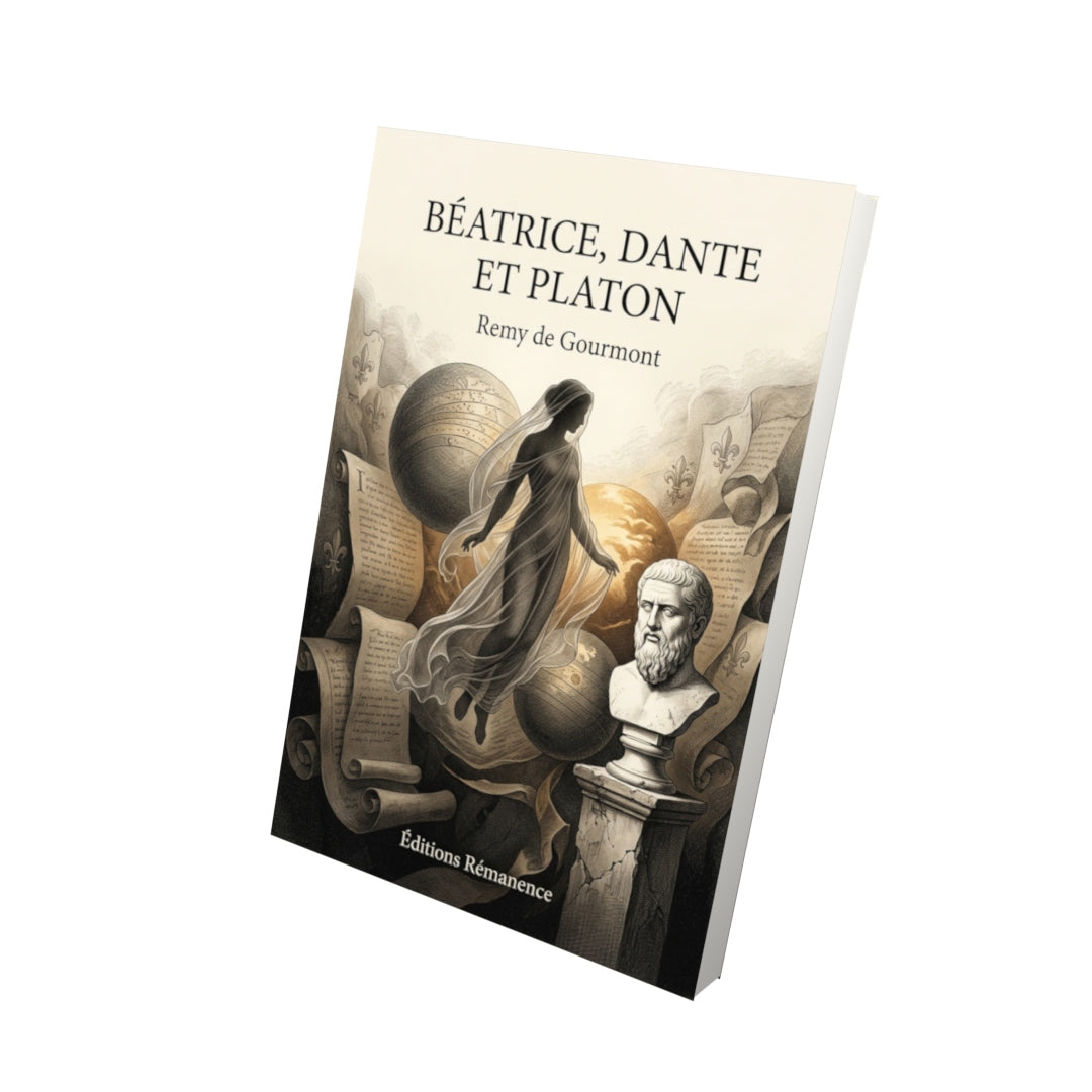 Livre Béatrice, Dante et Platon par Remy de Gourmont - Vue 3D - Editions Remanence