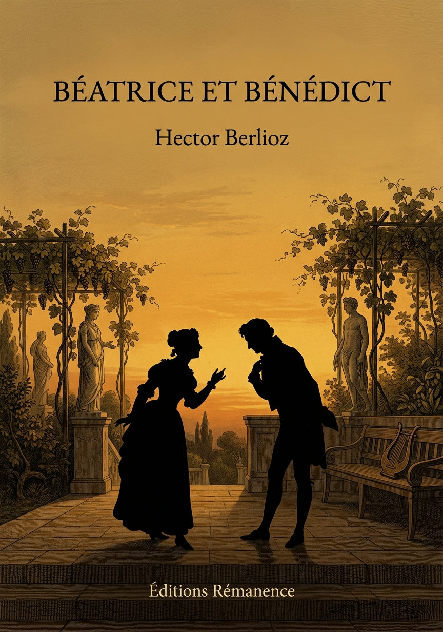 Livre Béatrice et Bénédict par Hector Berlioz - Couverture - Editions Remanence