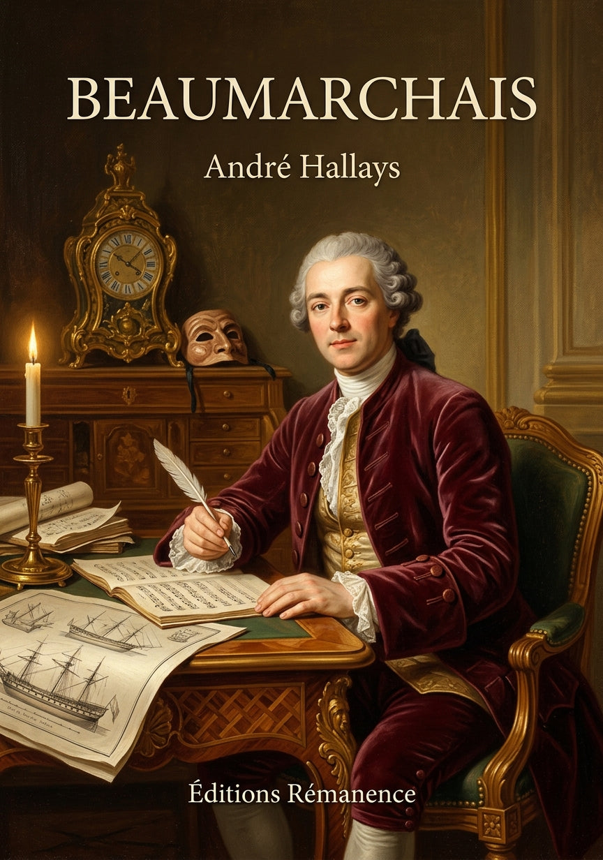 Livre Beaumarchais par André Hallays - Couverture - Editions Remanence