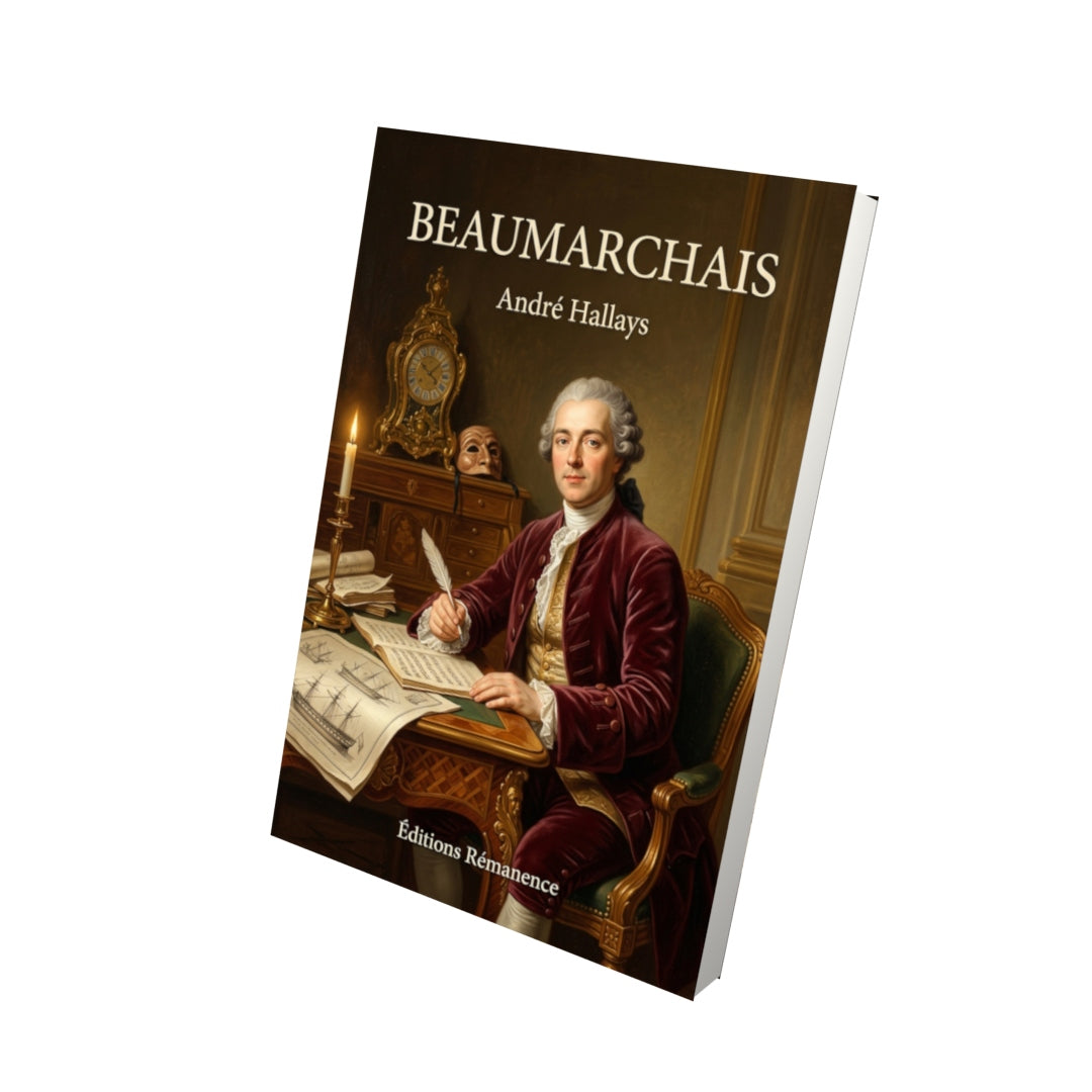 Livre Beaumarchais par André Hallays - Vue 3D - Editions Remanence