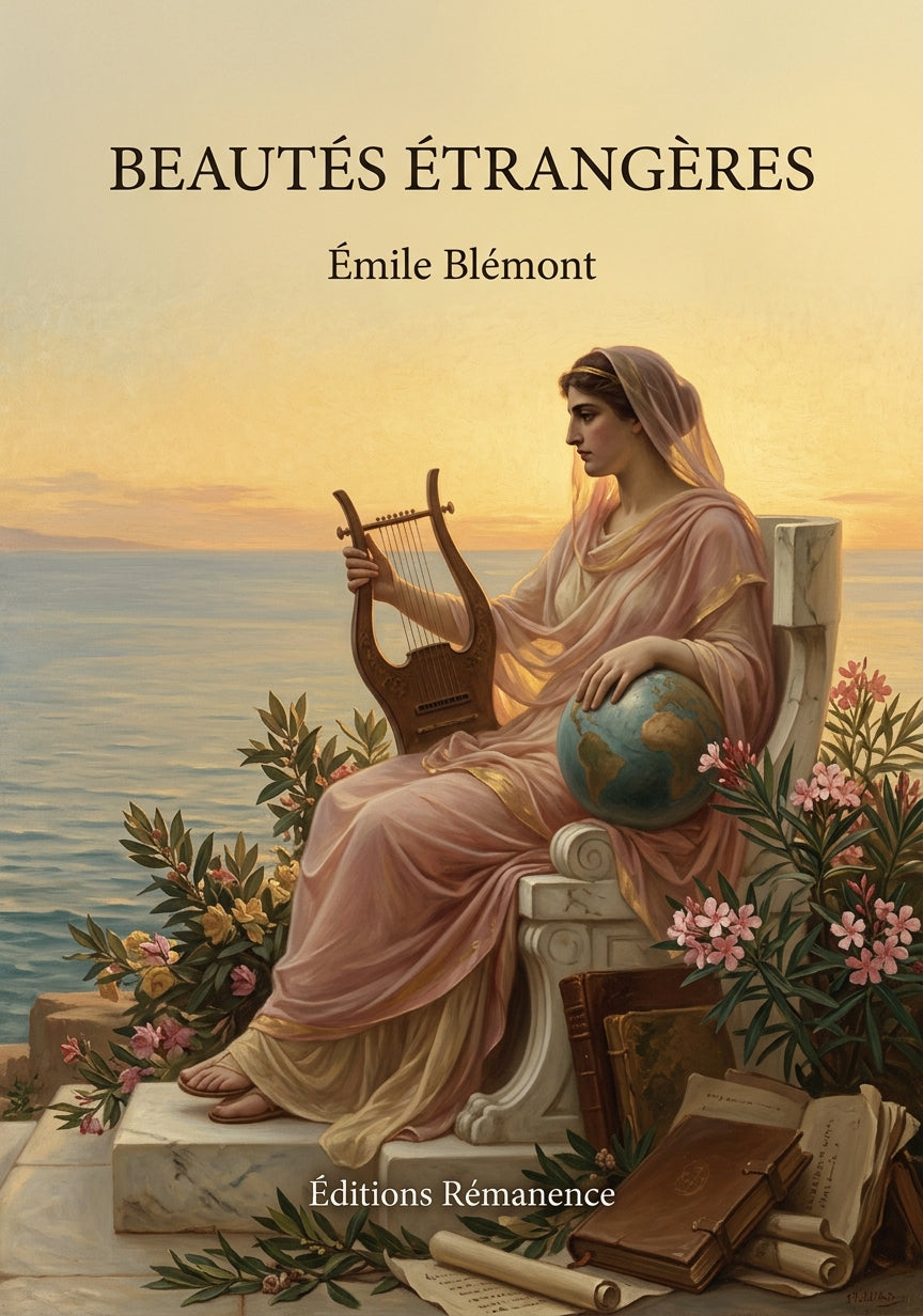 Livre Beautés étrangères par Émile Blémont - Couverture - Editions Remanence