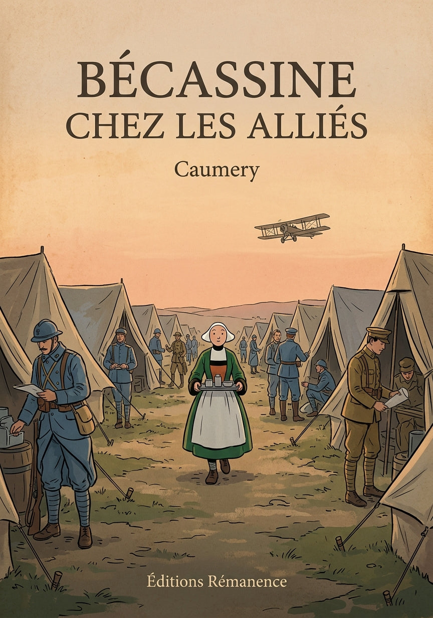 Livre Bécassine chez les Alliés par Caumery - Couverture - Editions Remanence