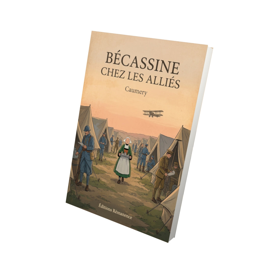 Livre Bécassine chez les Alliés par Caumery - Vue 3D - Editions Remanence