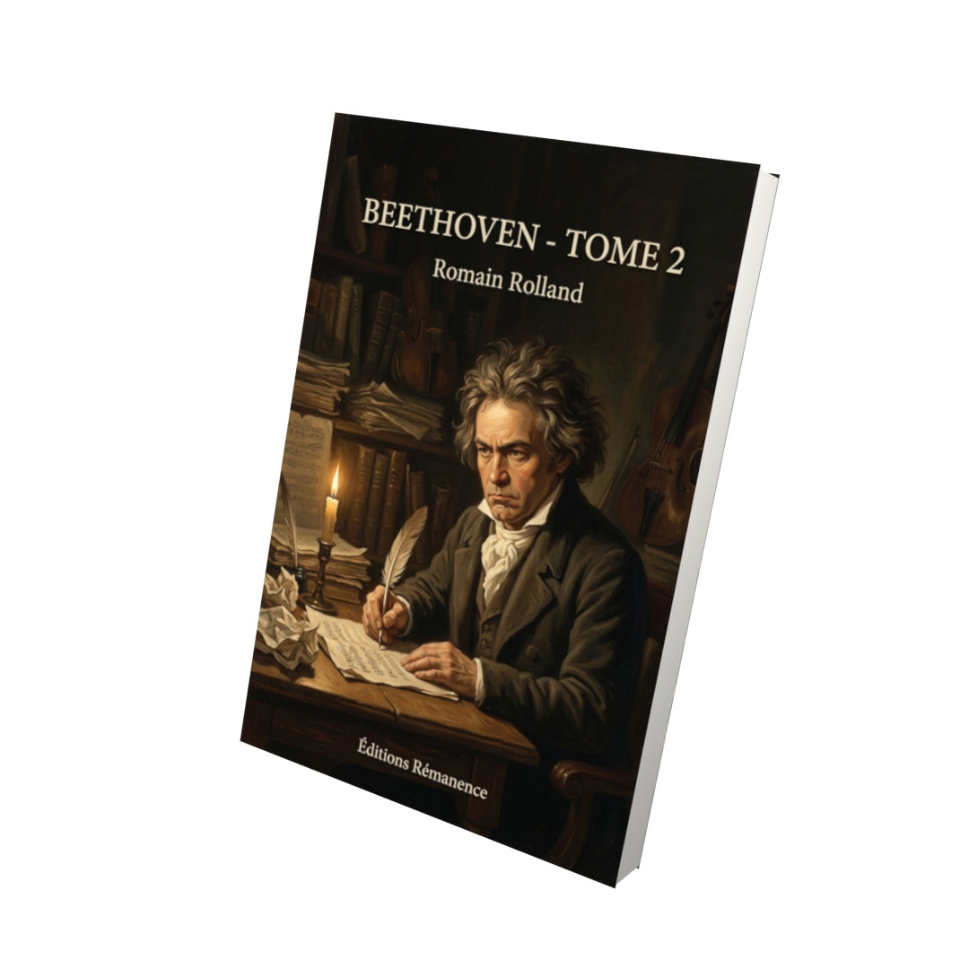 Livre Beethoven - Tome 2 par Romain Rolland - Vue 3D - Editions Remanence