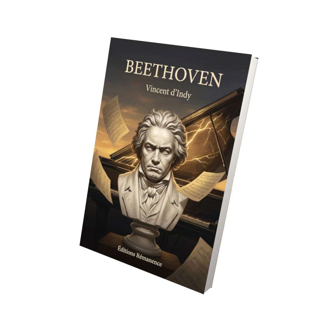 Livre Beethoven par Vincent d’Indy - Vue 3D - Editions Remanence